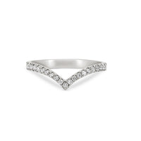 Future Awaits Arrow - Diamond Eternity Ring 14k White Gold